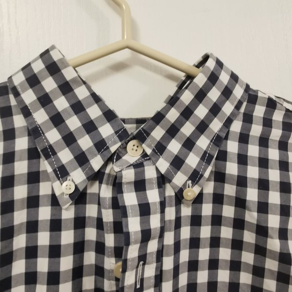 A&F Checkered-Pattern Long-Sleeve Button Up - Picture 4 of 6